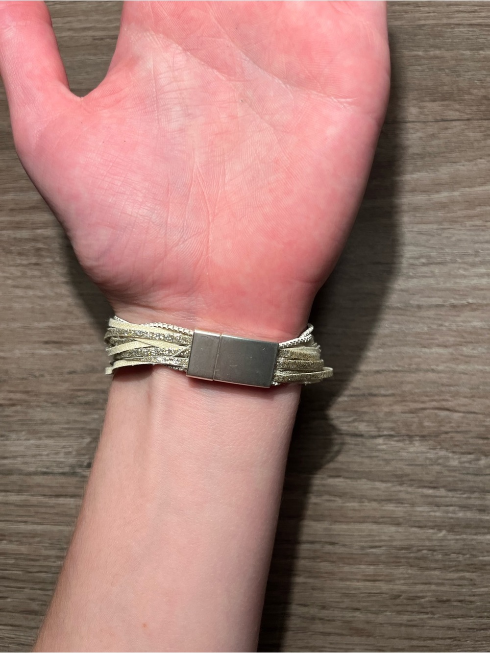 Gold Multi-String Wrap Bracelet - Picture 3 of 4